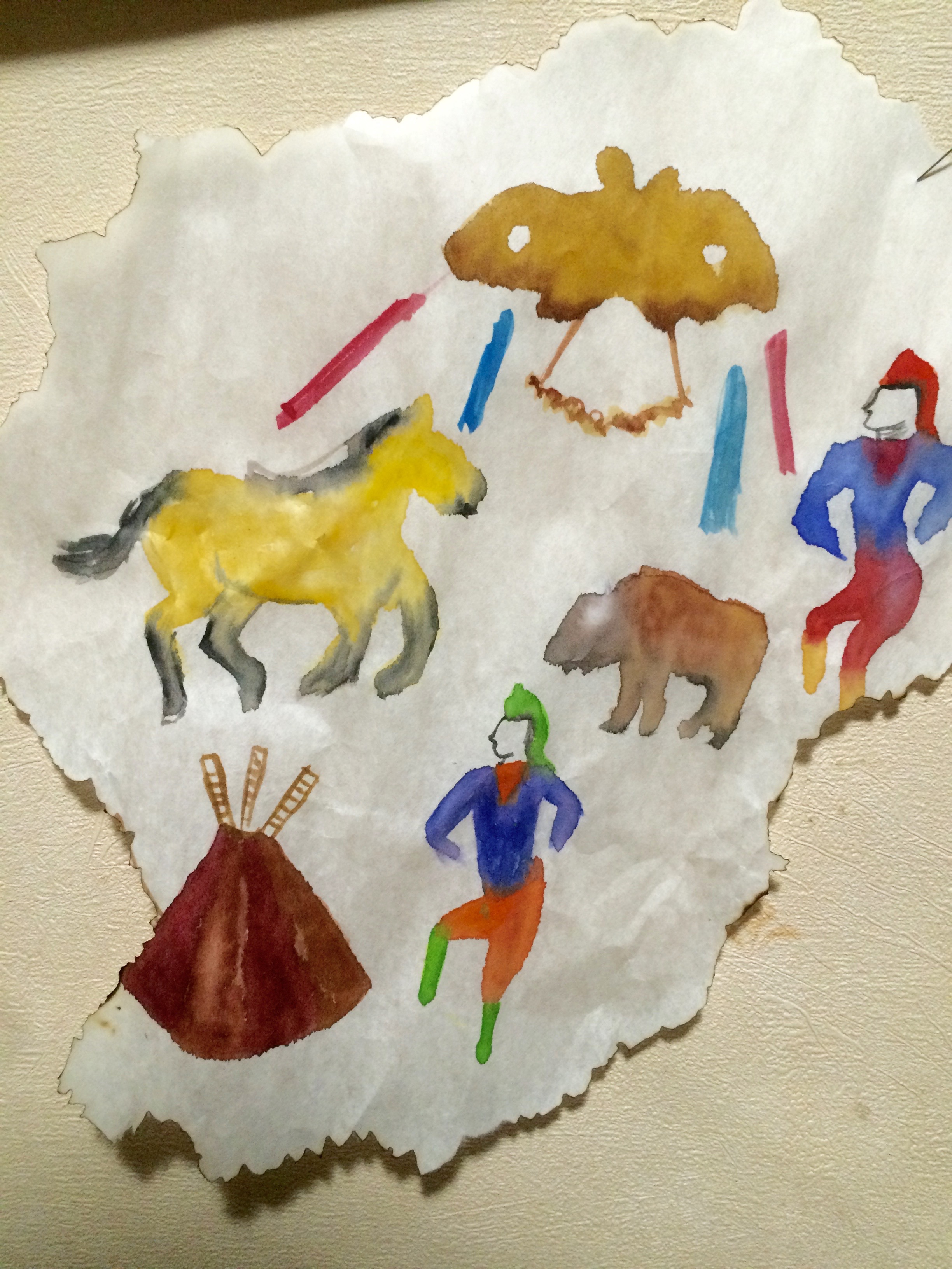painted elk hide ap art history